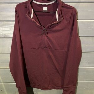 Prana Maroon Pullover Sweatshirt